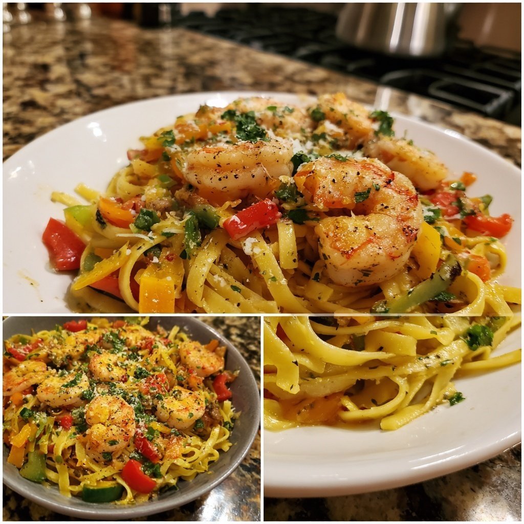 Pasta Primavera with Shrimp
