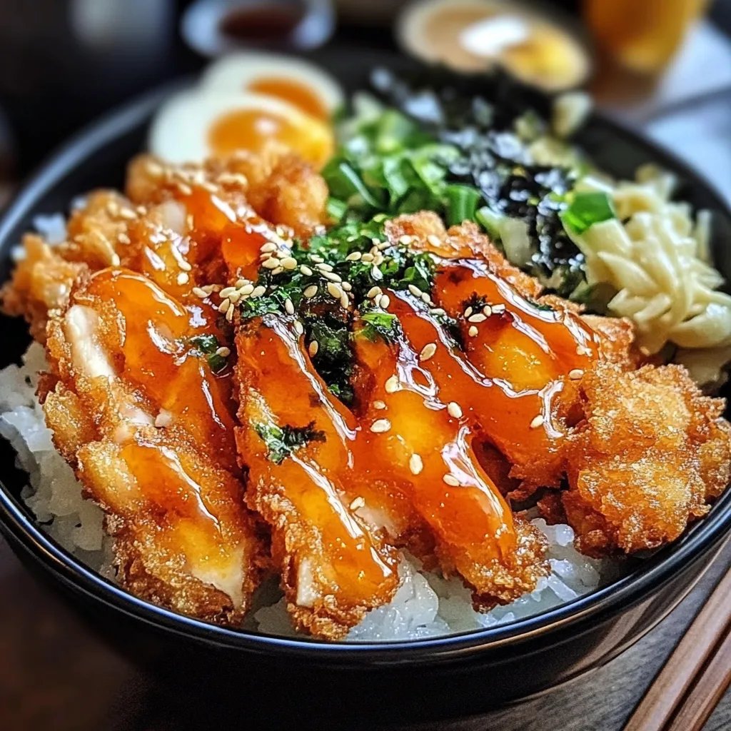 Crispy Chicken Katsu Bowls