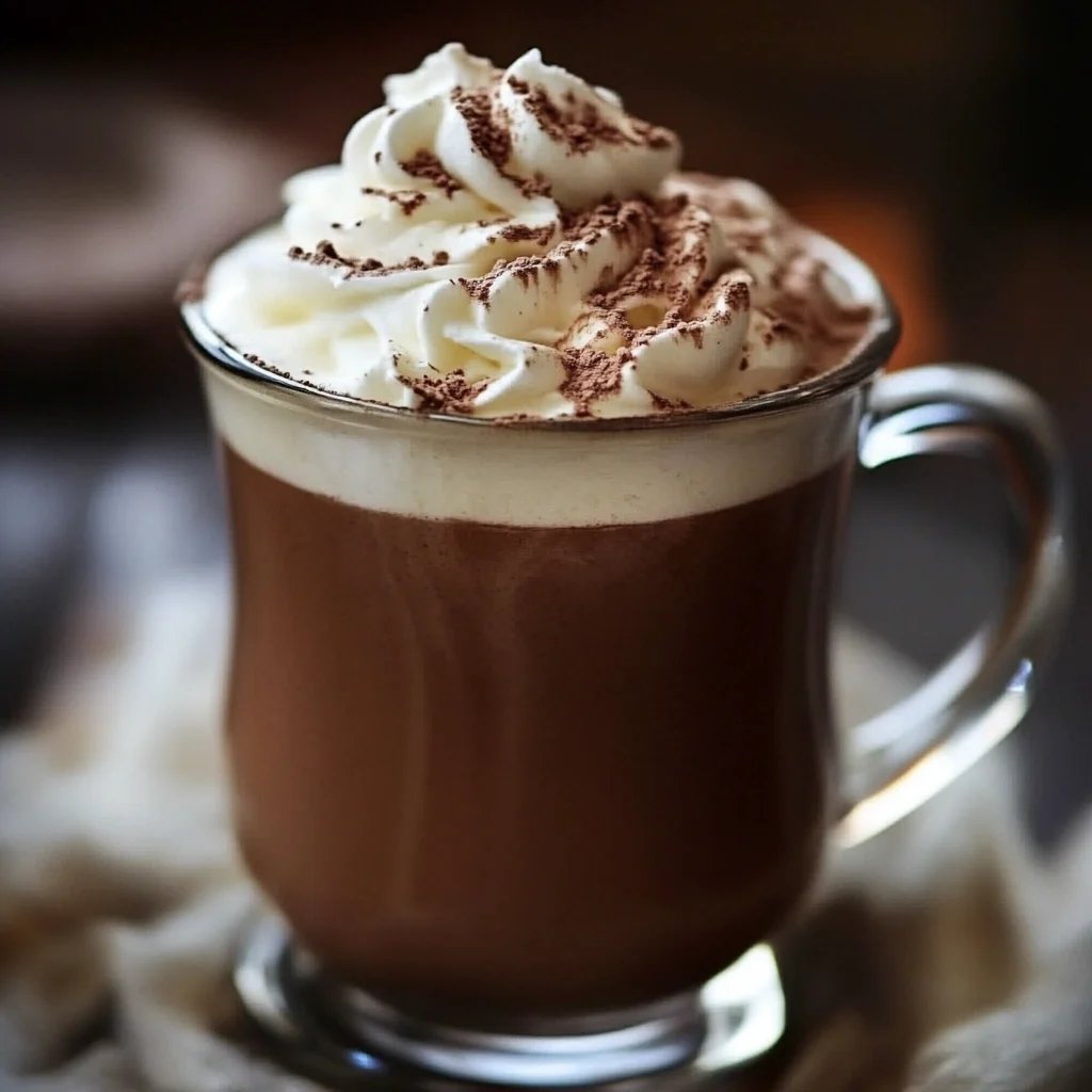 Decadent Homemade Hot Chocolate