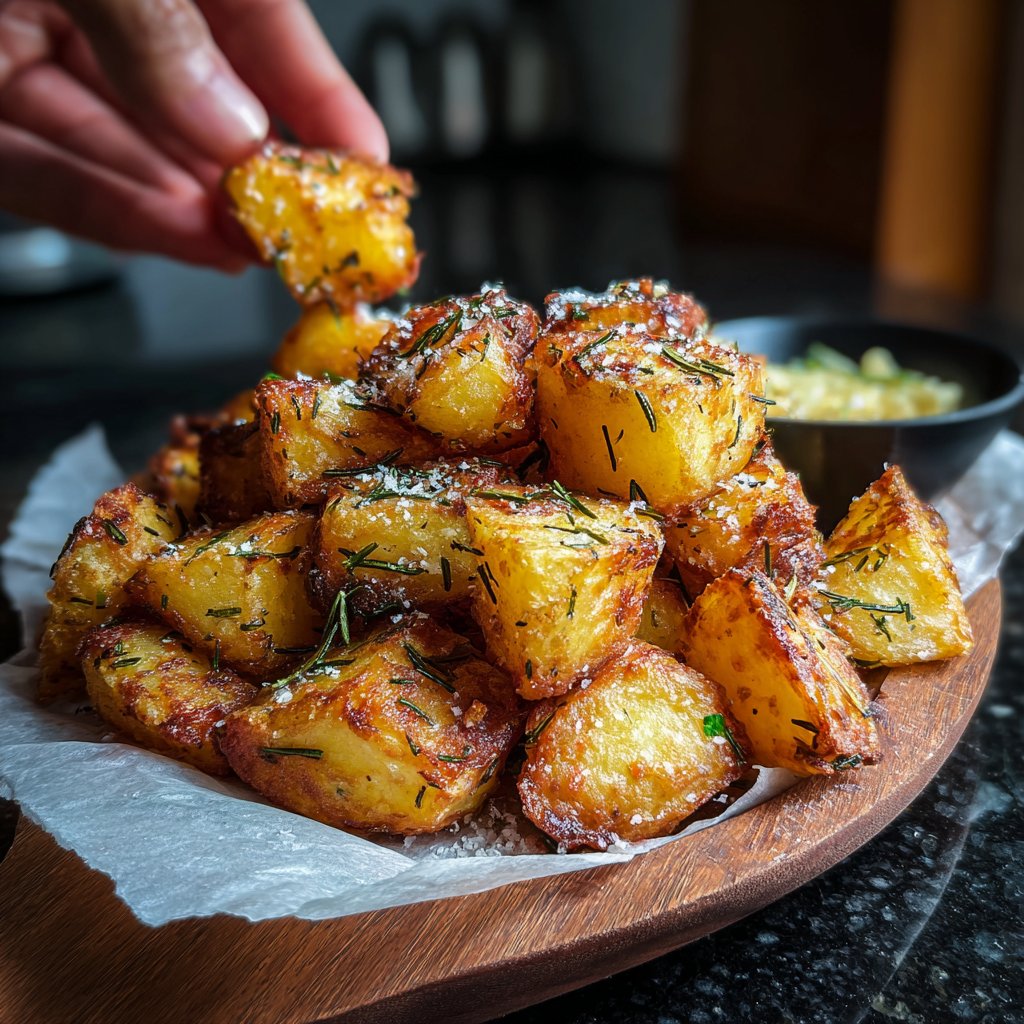 Crispy Rosemary Airfryer Potatoes