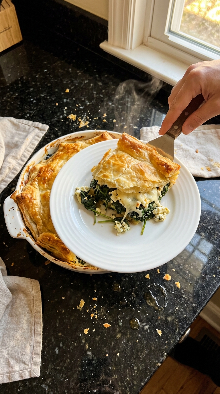 Spinach and Feta Shepherd’s Bake