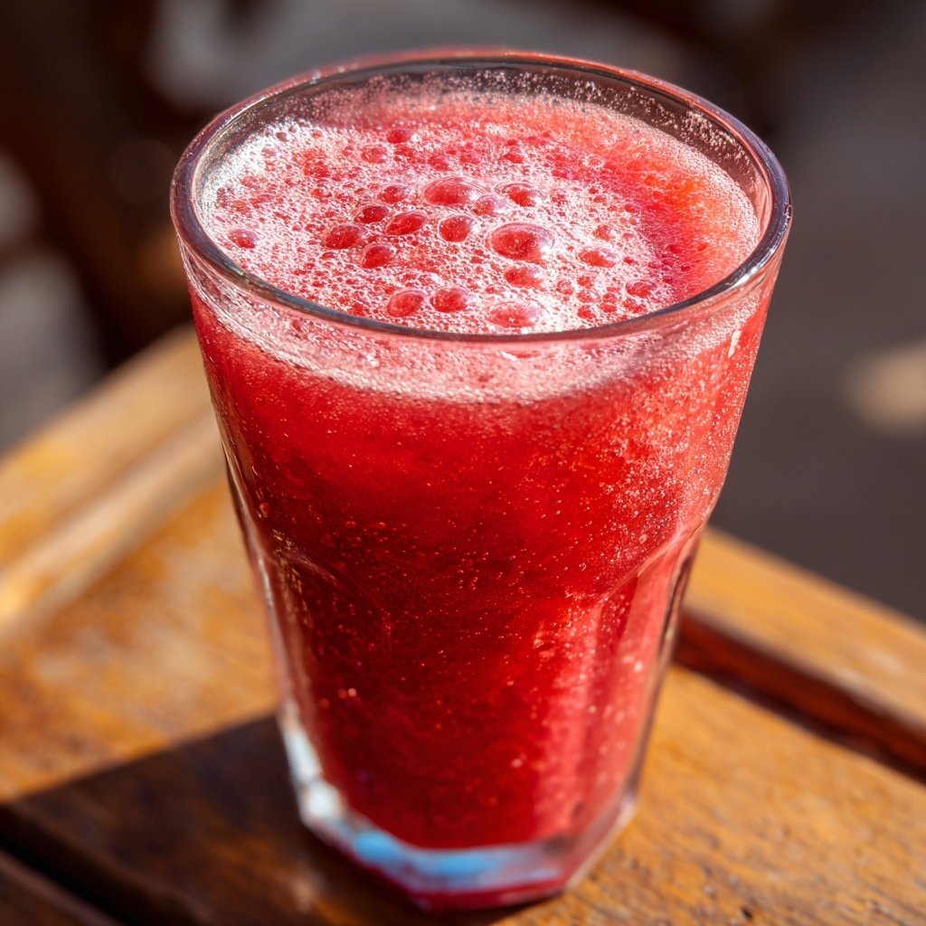 Cranberry Vanilla Frost Fizz