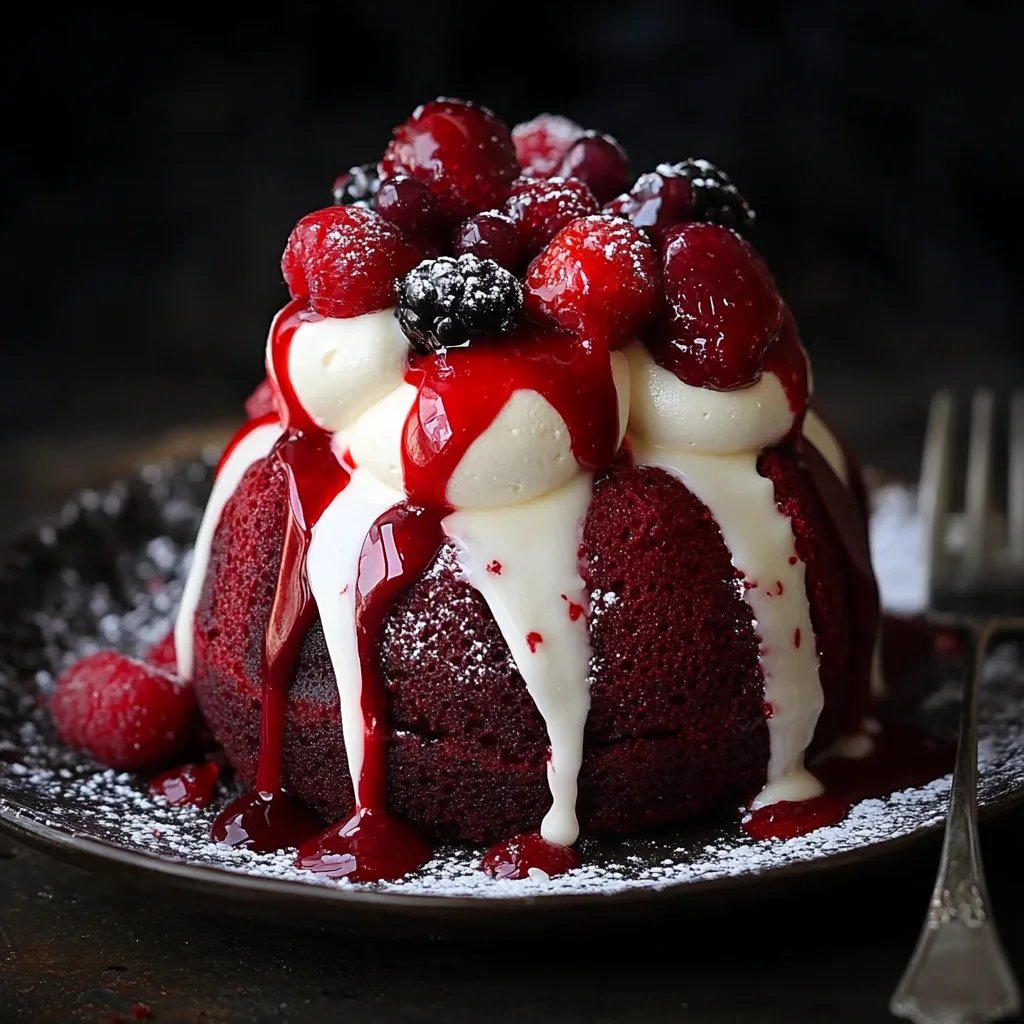 Red Velvet Lava Cake