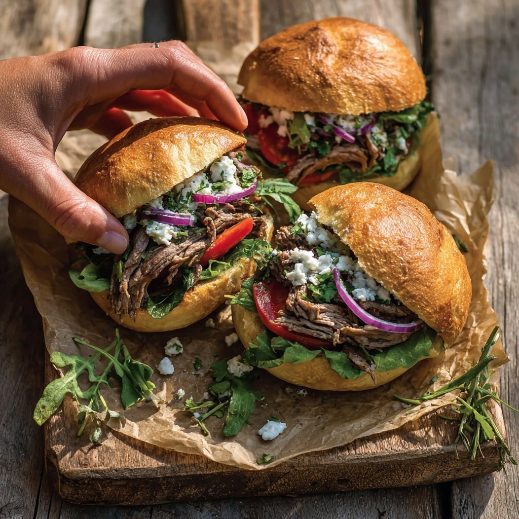 Mediterranean Gyro Sliders