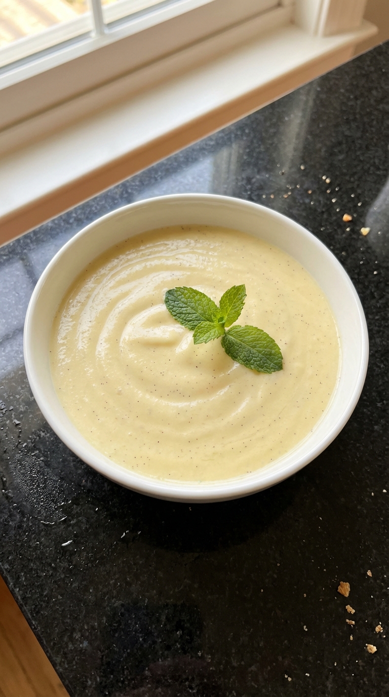 Chilled Vanilla Bean Soup