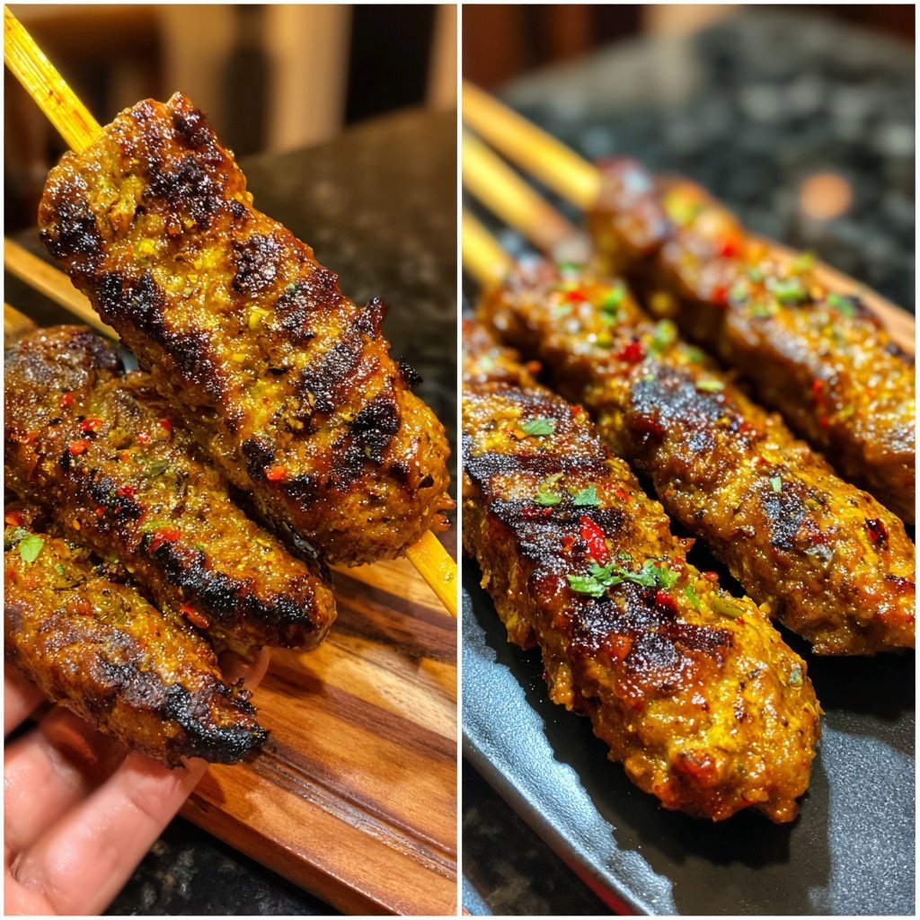 Spicy Lamb Kofta Skewers