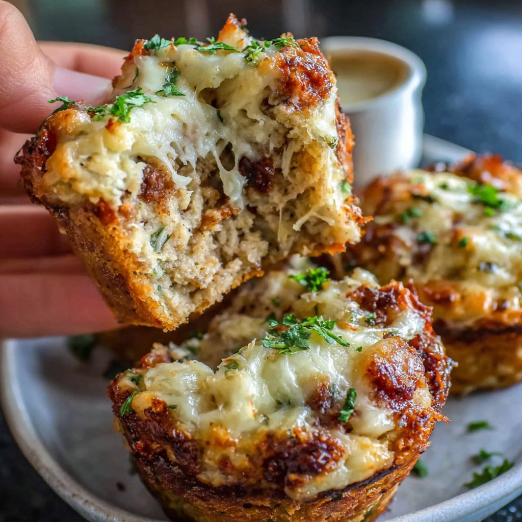 Savory Turkey Meatloaf Muffins
