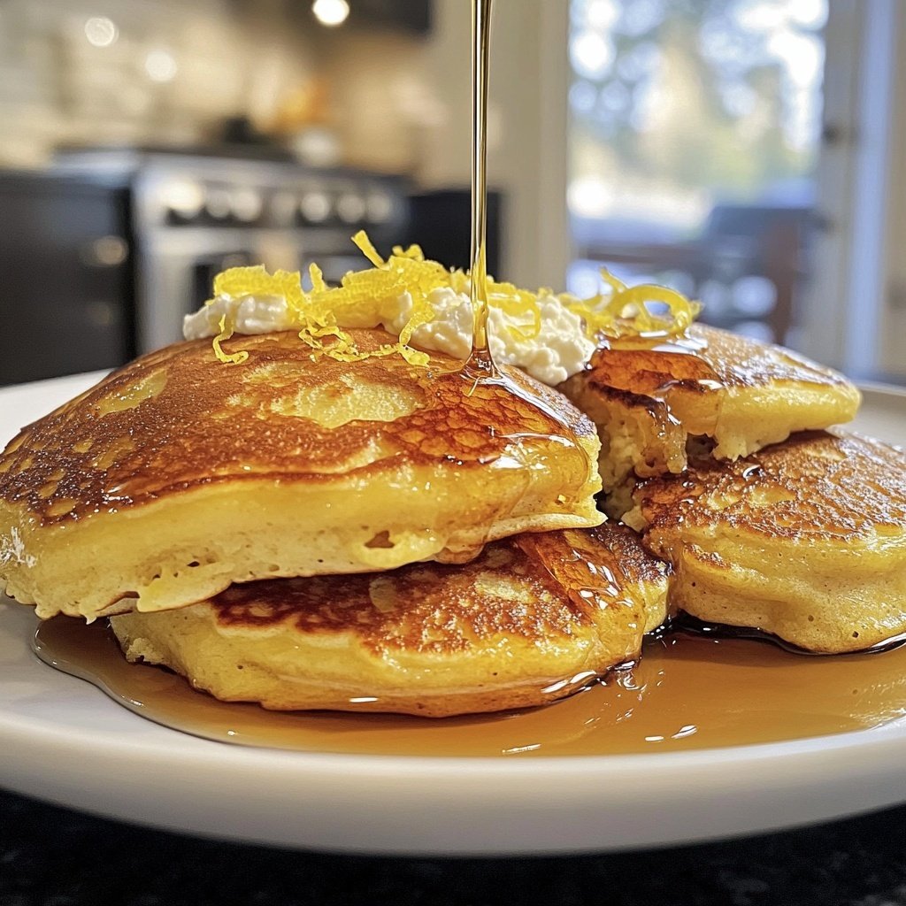 Gluten Free Lemon Ricotta Pancakes