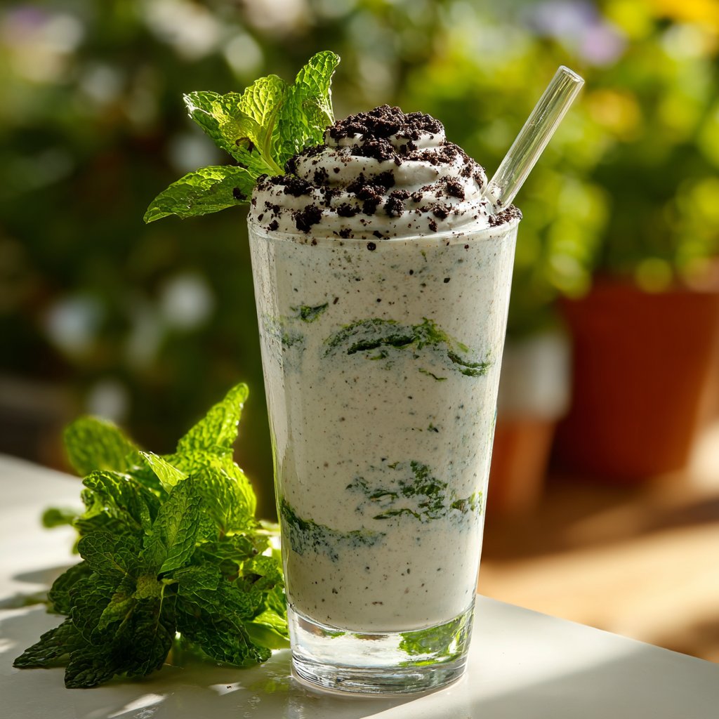 Mint Oreo Protein Shake