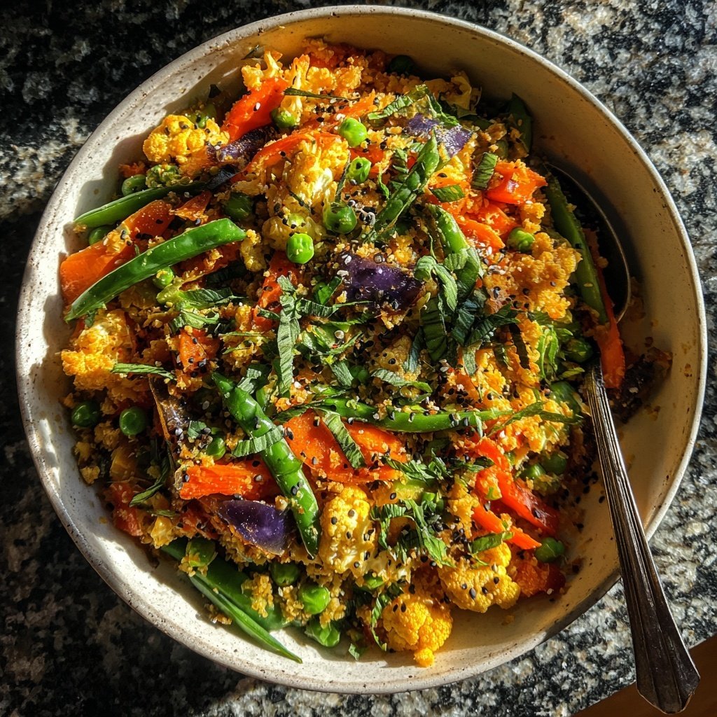 Cauliflower Fried Rice Bowl
