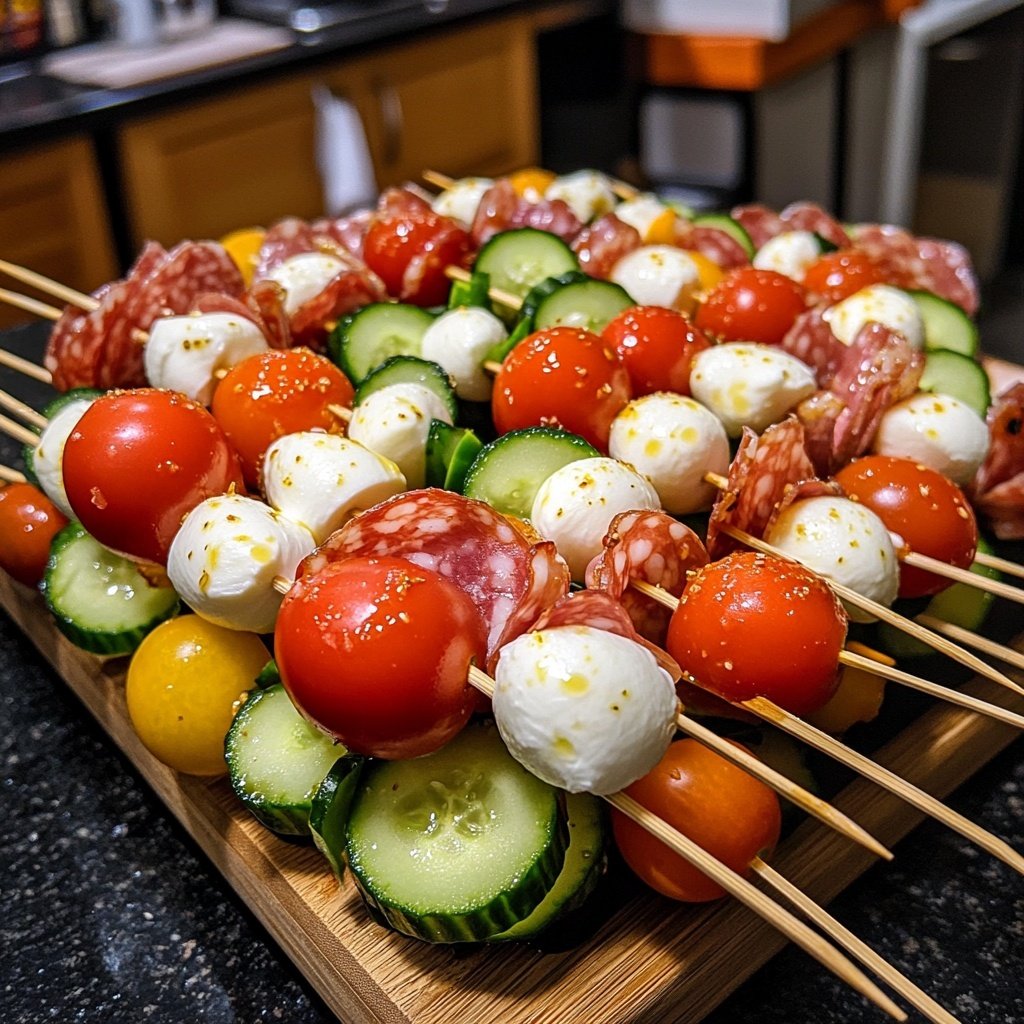 Festive Charcuterie Skewers