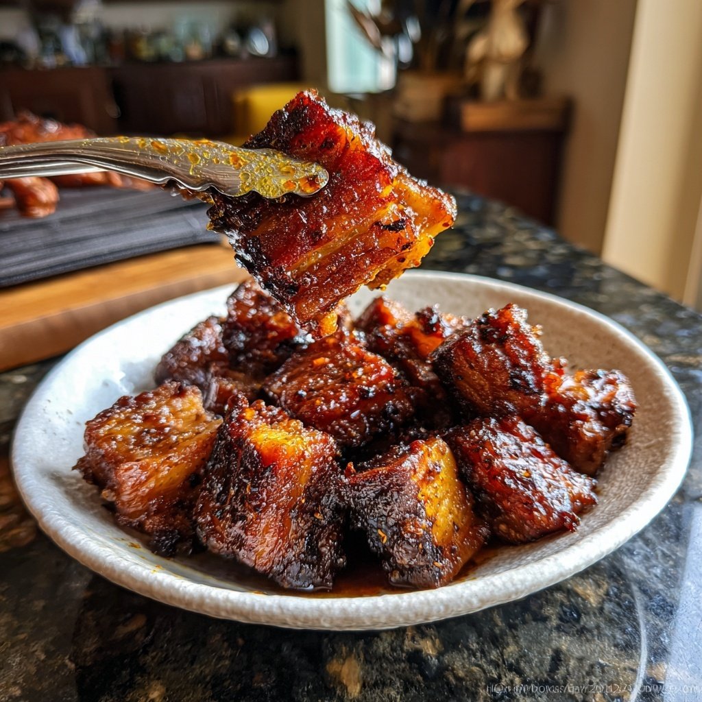 Air Fryer Pork Belly Crispy