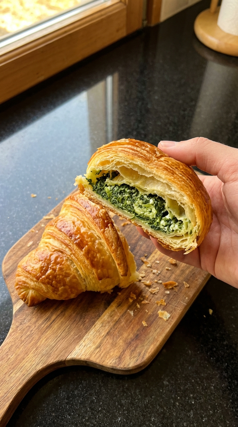 Spinach and Ricotta Croissant