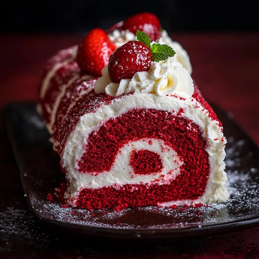 Red Velvet Cake Roll