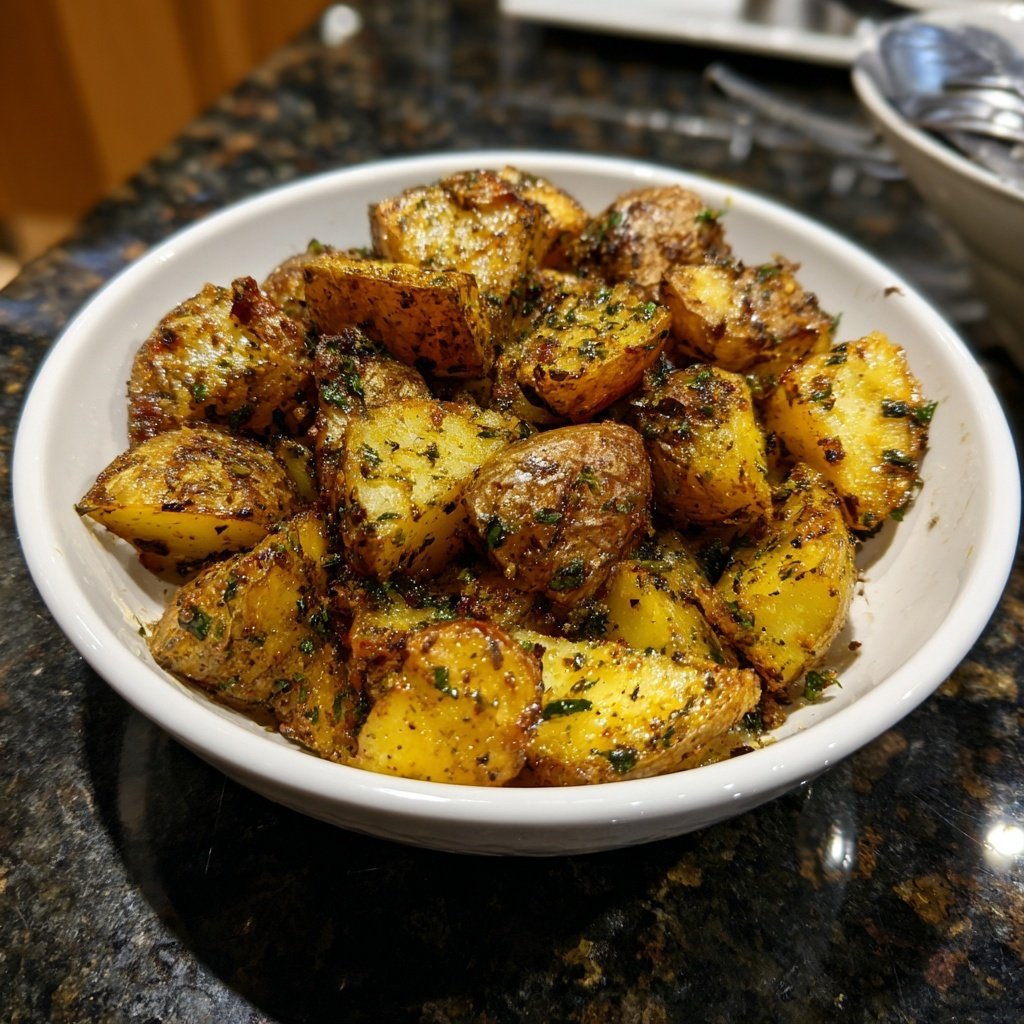 Airfryer Mediterranean Potato Medley