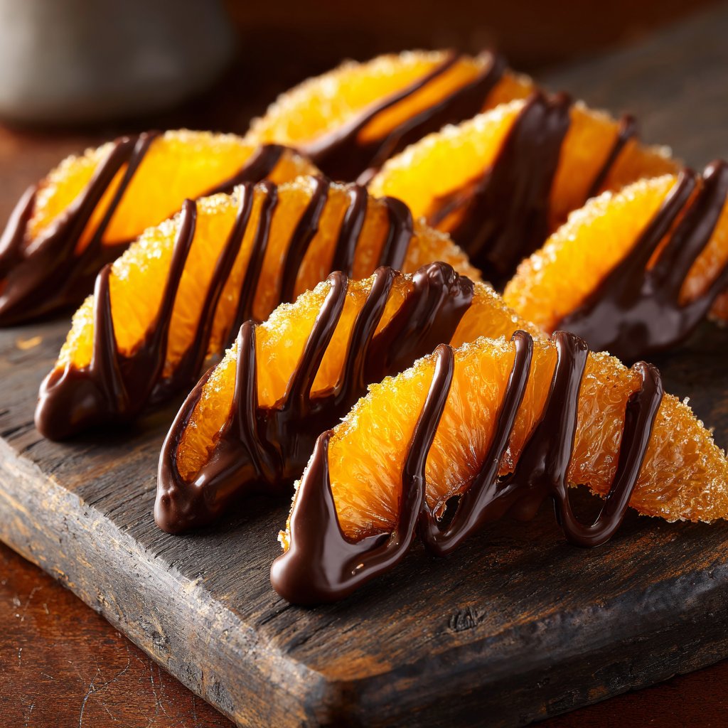 Chocolate Dipped Candied Orange Peel