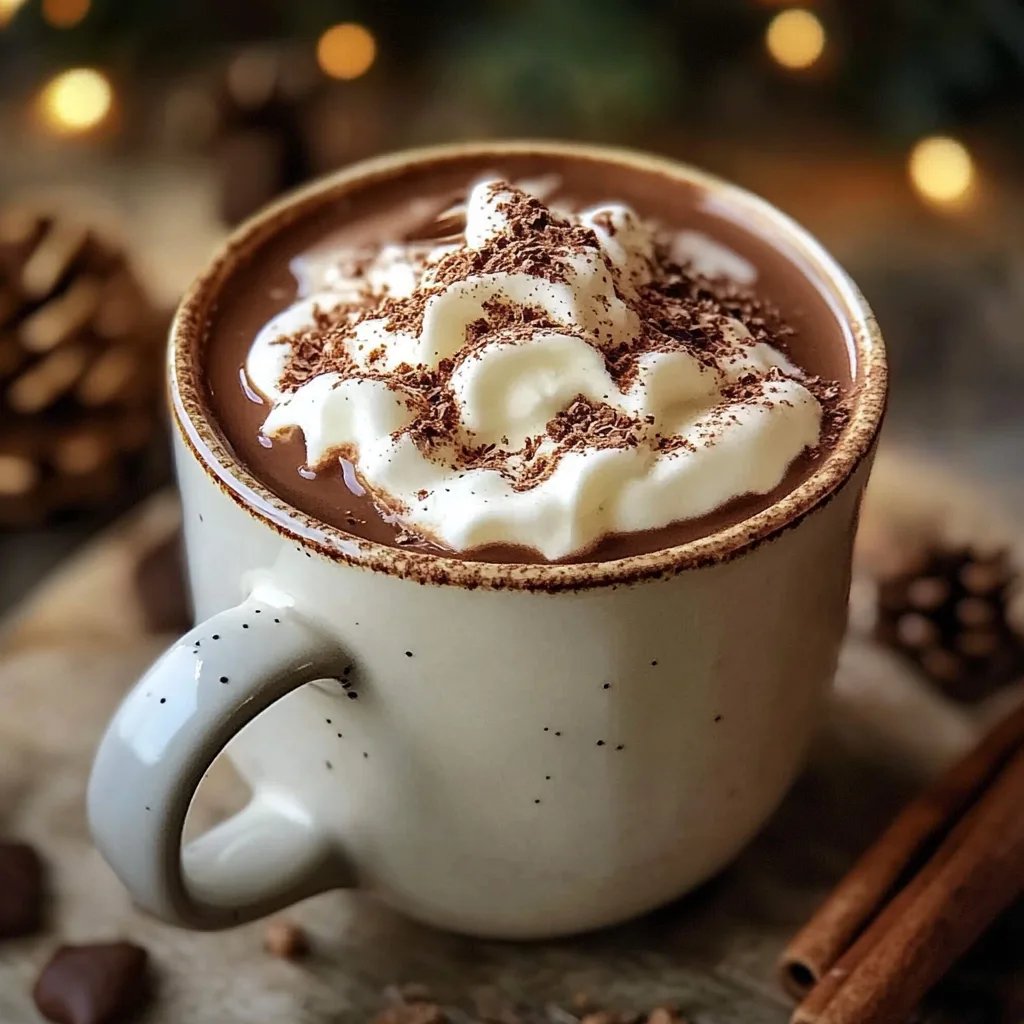 Gingerbread Hot Chocolate Recipe