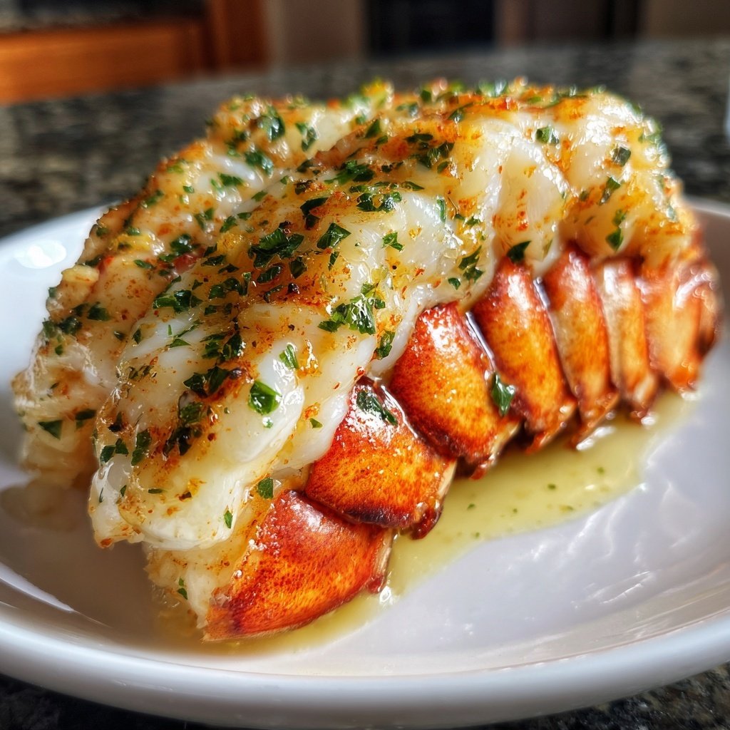 Lobster Tail Drawn Butter Herb