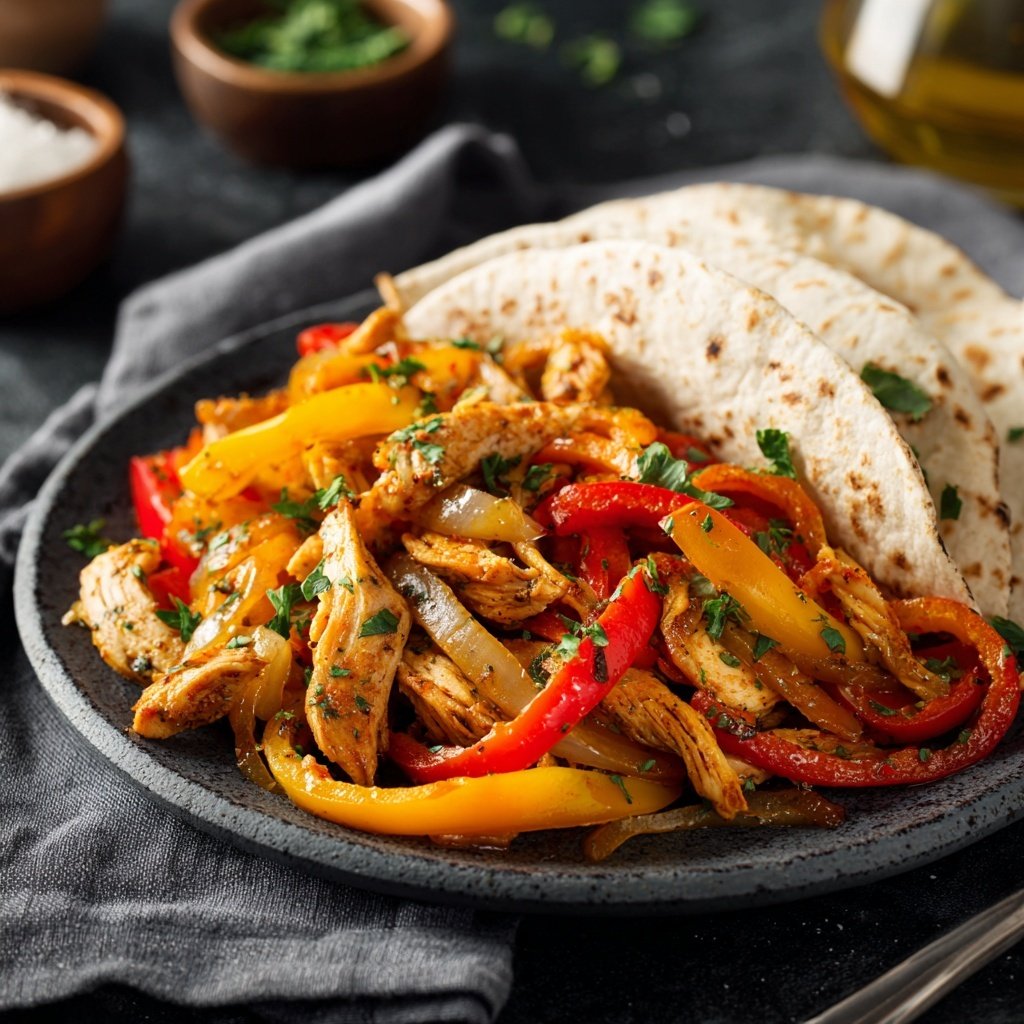 Crockpot Chicken Fajitas