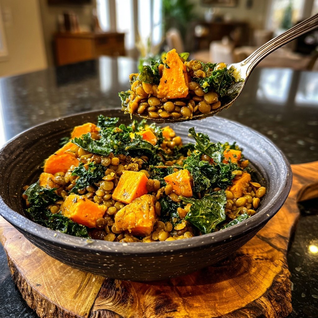Lentil Sweet Potato Hash