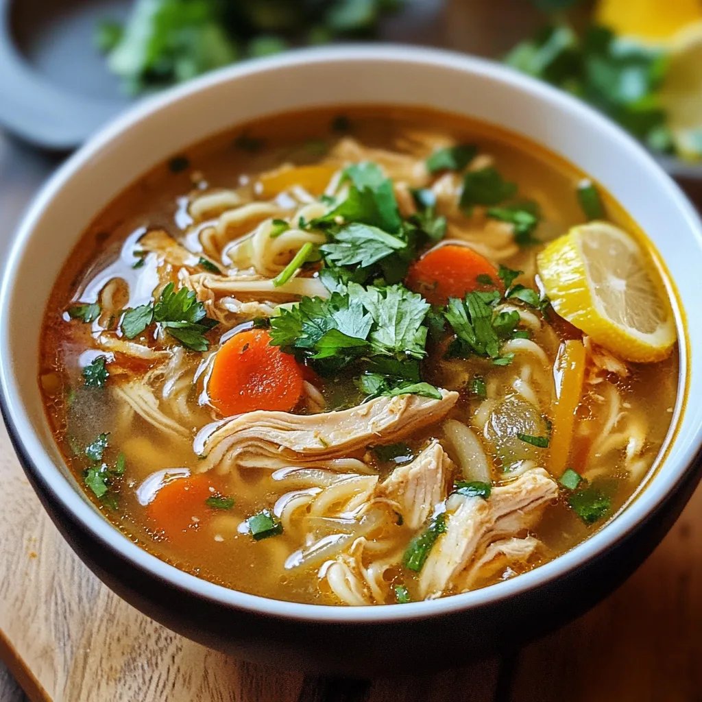 Spicy Chicken Noodle Soup