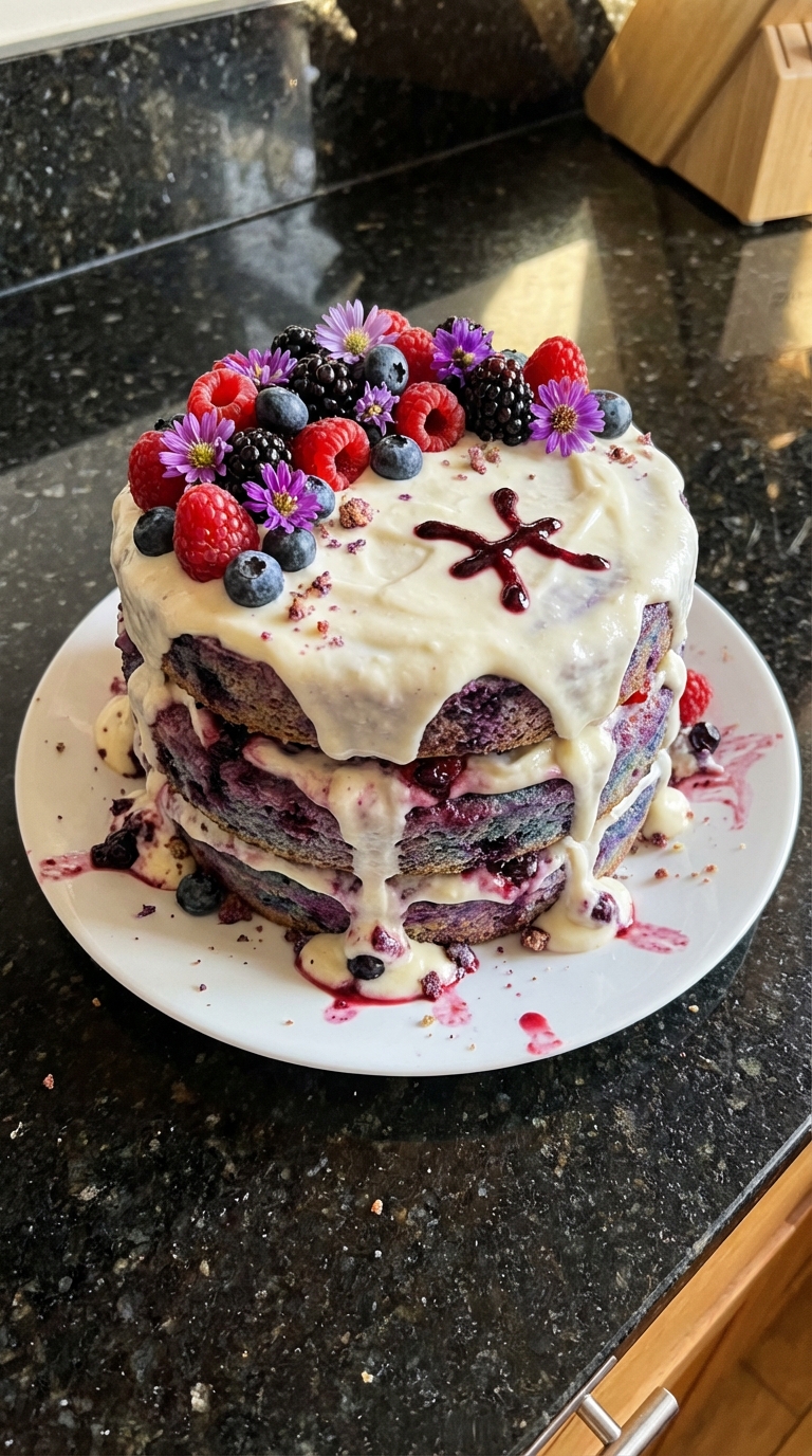 Pisces Berry Layer Cake