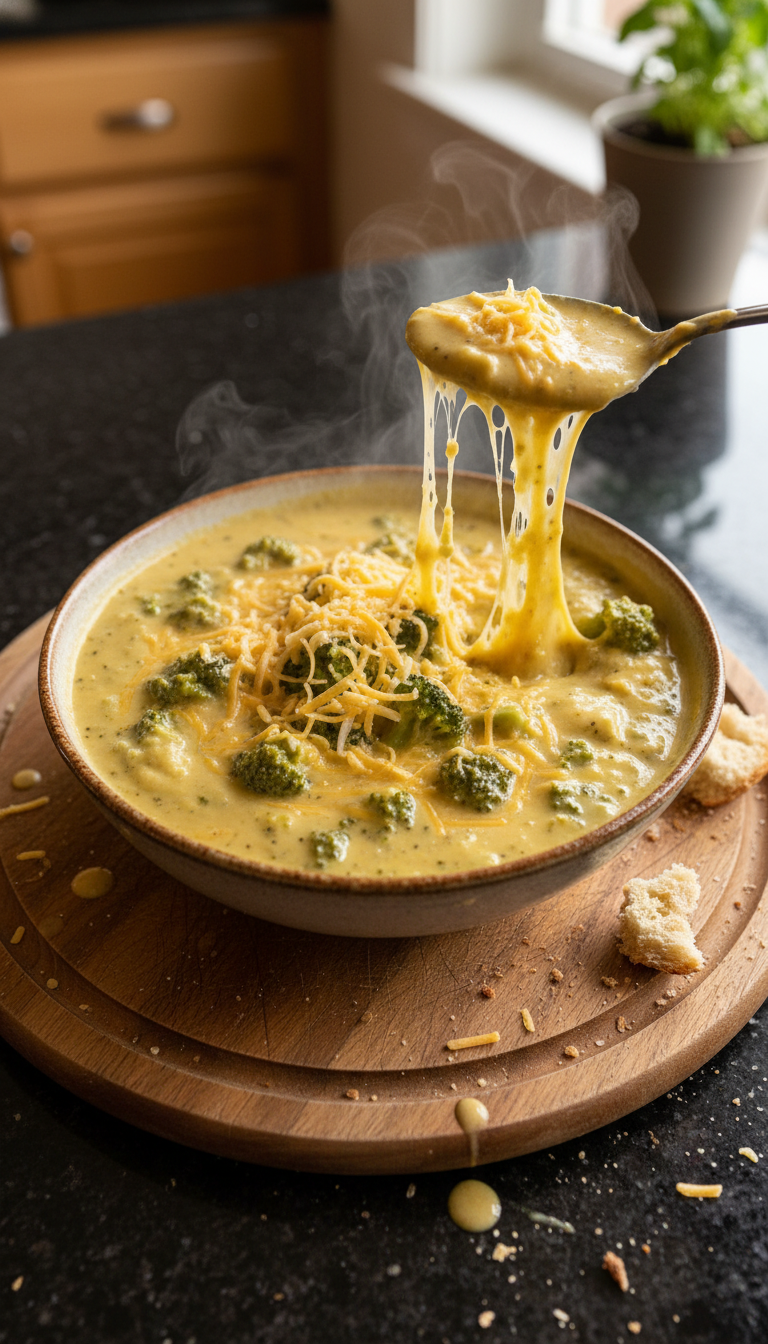 Creamy Broccoli and Cheese Soup