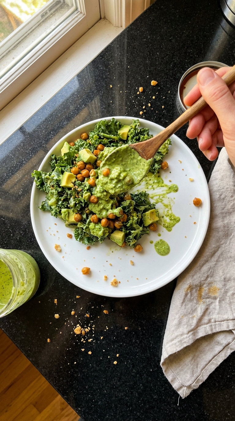 High Protein Green Goddess Salad