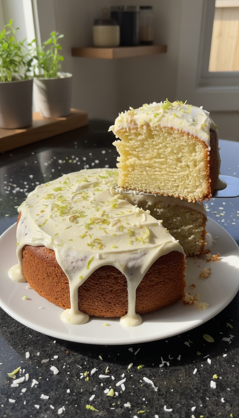 Coconut Lemongrass Cake